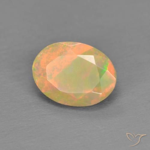 Opala Multicolorido Natural 0.82ct, oval, Translúcido