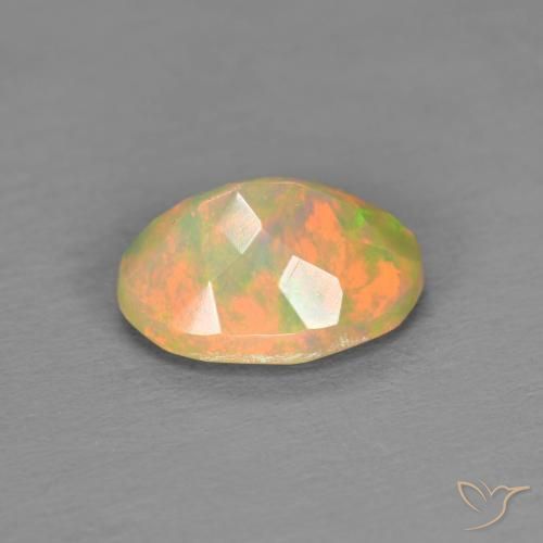 Opala Multicolorido Natural 0.82ct, oval, Translúcido