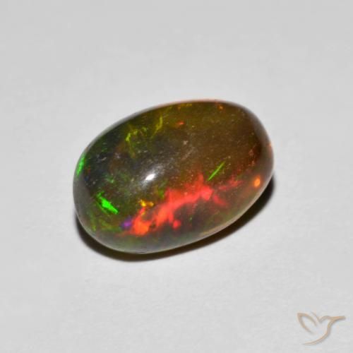 Opala Multicolorido Natural 1.41ct, oval, Transparente