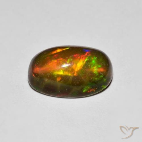 Opala Multicolorido Natural 1.41ct, oval, Transparente