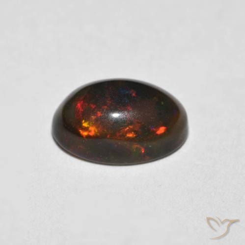 Opala Multicolorido Natural 0.75ct, oval, Opaco