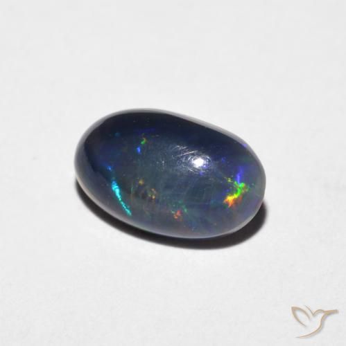 Opala Multicolorido Natural 0.72ct, oval, Opaco