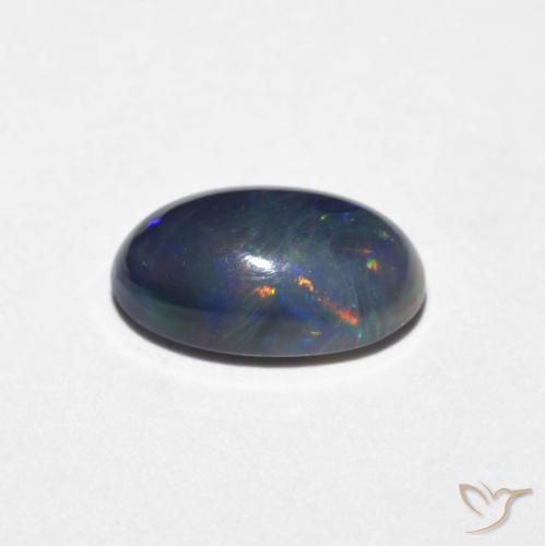 Opala Multicolorido Natural 0.72ct, oval, Opaco