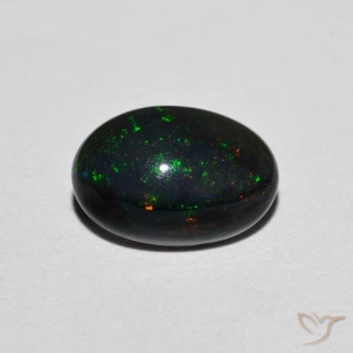 0.93ct Natural Multicolorido Opala, oval, Translúcido