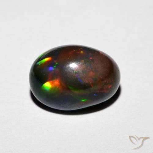 1.29ct Natural Multicolorido Opala, oval, Opaco