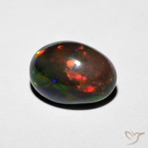 Opala Multicolorido Natural 1.29ct, oval, Opaco