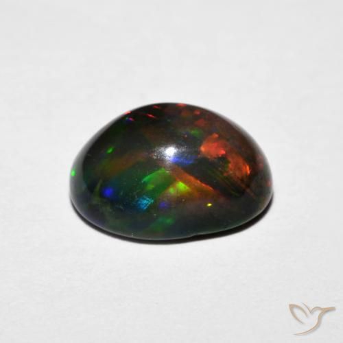 Opala Multicolorido Natural 1.29ct, oval, Opaco