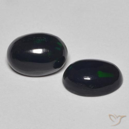 Pedras preciosas de Opala Multicolorido natural de 0.93 ct, oval, Opaco