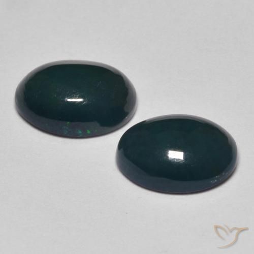 Pedras preciosas de Opala Multicolorido natural de 1.39 ct, oval, Opaco