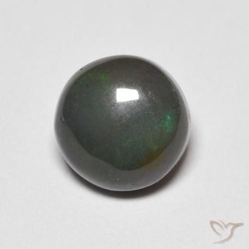 0.82ct Natural Multicolorido Opala, Redondo, Opaco