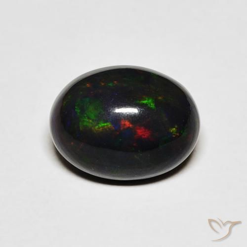 Opala oval de 1,25 quilates, 9,2 x 7 mm da Etiópia, Photo A