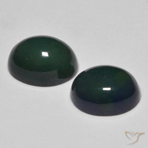 Pedras preciosas de Opala Multicolorido natural de 1.94 ct, oval, Opaco