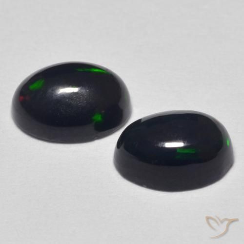 Pedras preciosas de Opala Multicolorido natural de 1.04 ct, oval, Opaco