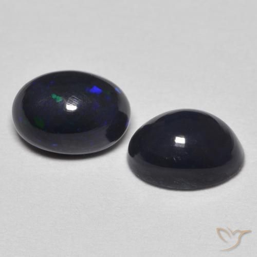 Pedras preciosas de Opala Multicolorido natural de 1.18 ct, oval, Opaco