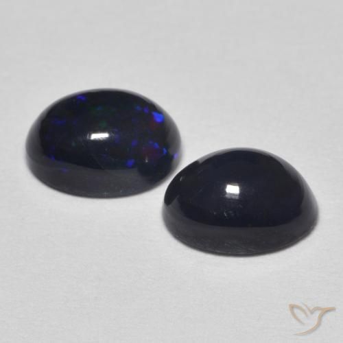 Pedras preciosas de Opala Multicolorido natural de 1.18 ct, oval, Opaco