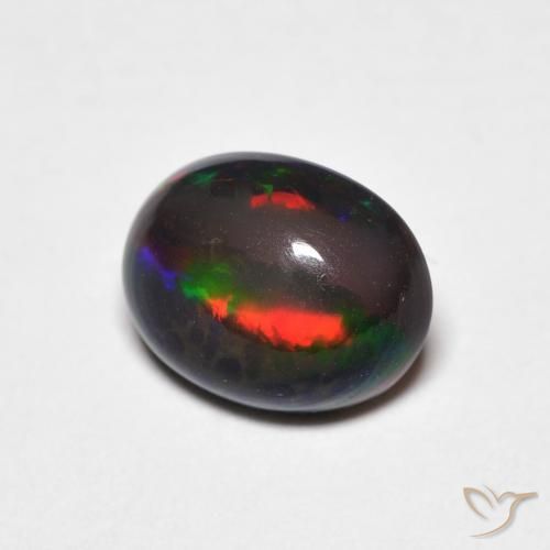 Opala Multicolorido Natural 1.20ct, oval, Opaco