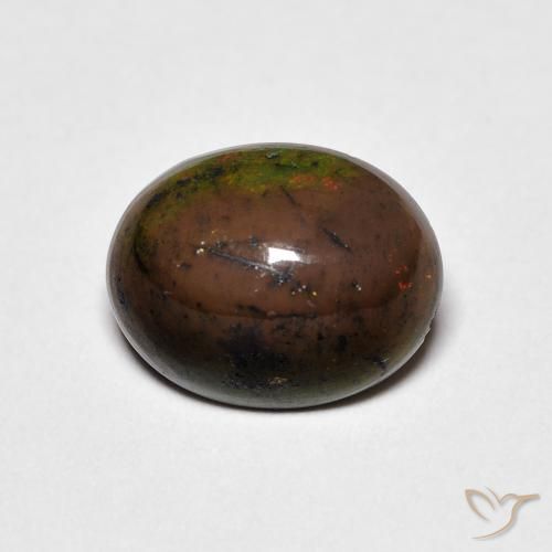 1.48ct Natural Multicolorido Opala, oval, Opaco