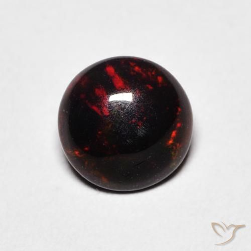 0.52ct Natural Multicolorido Opala, Redondo, Opaco