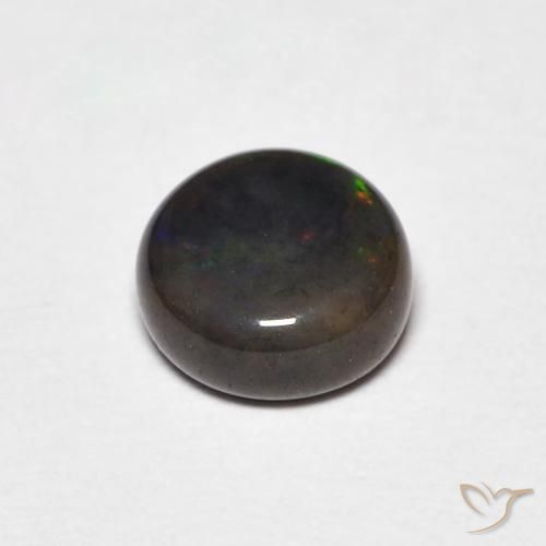 Opala Multicolorido Natural 0.51ct, Redondo, Opaco