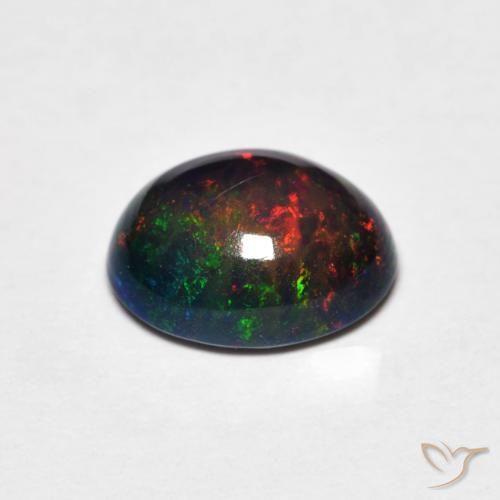 Opala Multicolorido Natural 1.23ct, oval, Opaco
