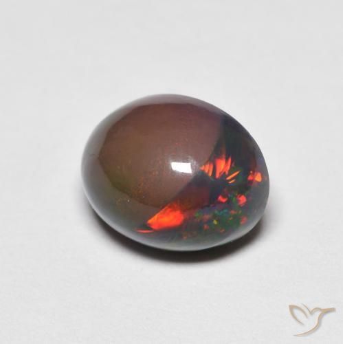 Opala Multicolorido Natural 1.47ct, oval, Opaco