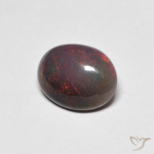 Opala Multicolorido Natural 0.90ct, oval, Opaco