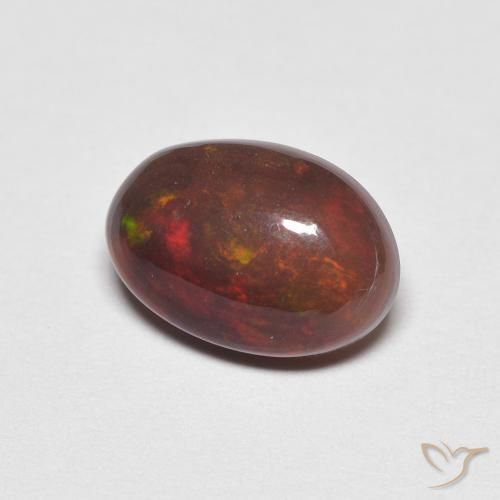 1.11ct Natural Multicolorido Opala, oval, Opaco