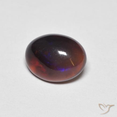 Opala Multicolorido Natural 0.98ct, oval, Opaco