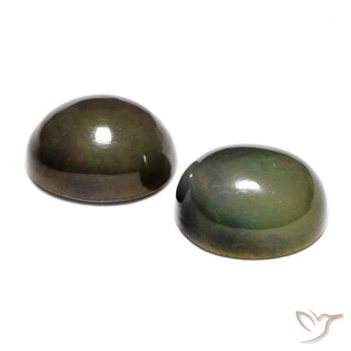 Pedras preciosas de Opala Multicolorido natural de 2.97 ct, oval, Opaco
