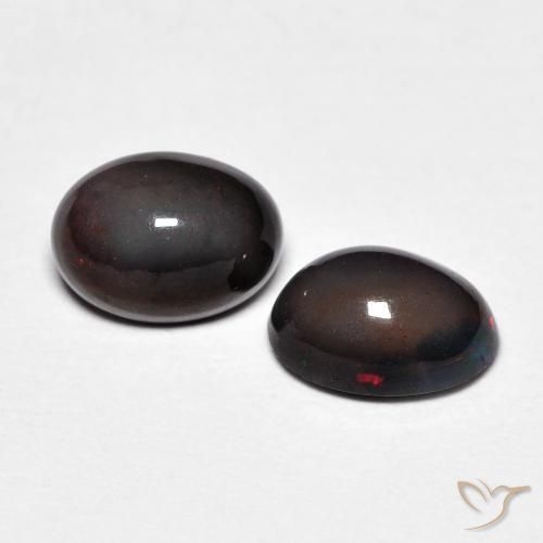 Pedras preciosas de Opala Multicolorido natural de 1.12 ct, oval, Opaco