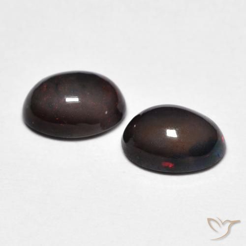 Pedras preciosas de Opala Multicolorido natural de 1.12 ct, oval, Opaco