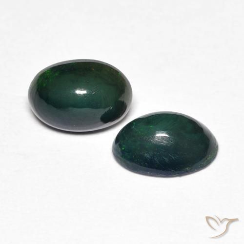 Pedras preciosas de Opala Multicolorido natural de 0.86 ct, oval, Opaco