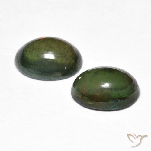 Pedras preciosas de Opala Multicolorido natural de 1.43 ct, oval, Opaco