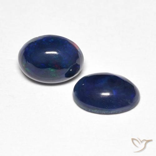 Pedras preciosas de Opala Multicolorido natural de 0.83 ct, oval, Opaco