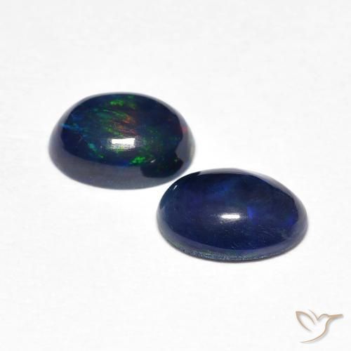 Pedras preciosas de Opala Multicolorido natural de 0.83 ct, oval, Opaco