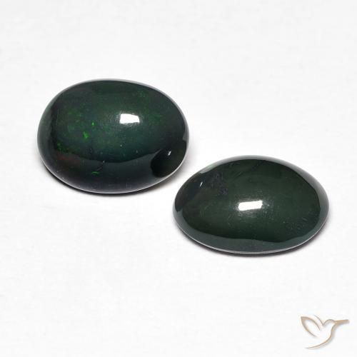 Pedras preciosas de Opala Multicolorido natural de 1.36 ct, oval, Opaco