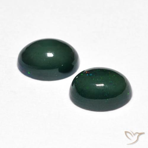 Pedras preciosas de Opala Multicolorido natural de 1.15 ct, oval, Opaco