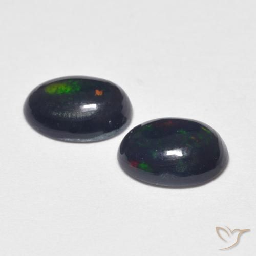 Pedras preciosas de Opala Multicolorido natural de 0.79 ct, oval, Opaco