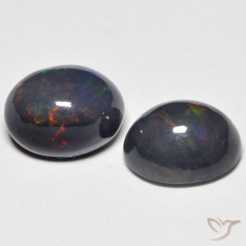 Pedras preciosas de Opala Multicolorido natural de 2.65 ct, oval, Opaco
