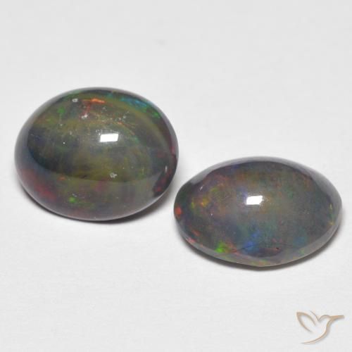 Pedras preciosas de Opala Multicolorido natural de 2.19 ct, oval, Opaco