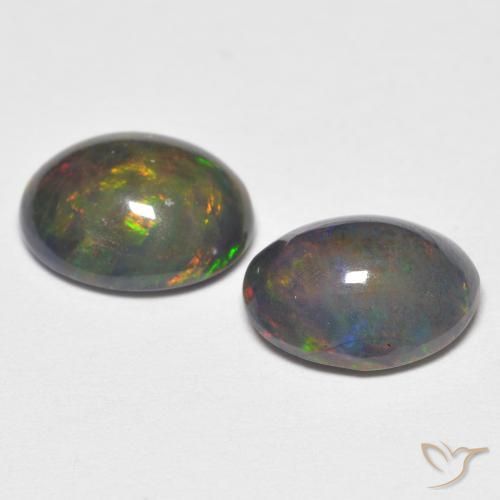 Pedras preciosas de Opala Multicolorido natural de 2.19 ct, oval, Opaco