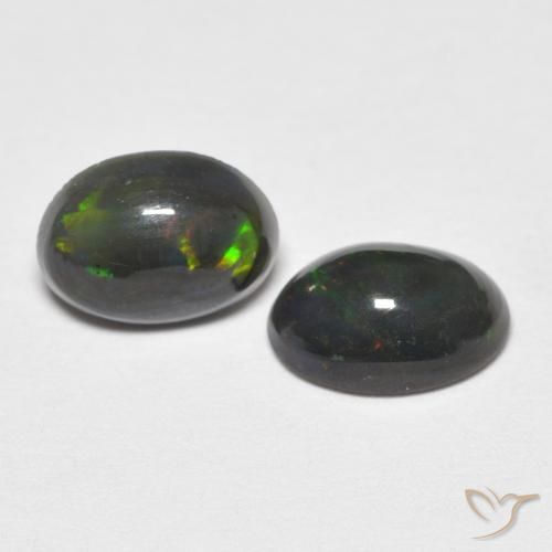 Pedras preciosas de Opala Multicolorido natural de 0.85 ct, oval, Opaco