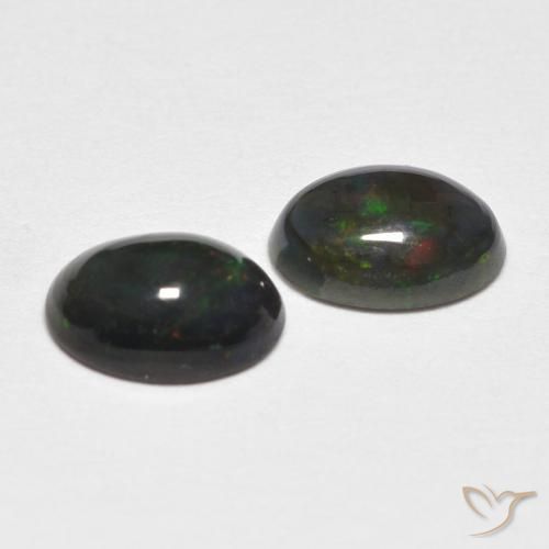 Pedras preciosas de Opala Multicolorido natural de 0.85 ct, oval, Opaco