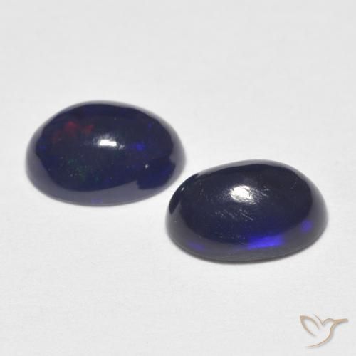 Pedras preciosas de Opala Multicolorido natural de 1.03 ct, oval, Opaco