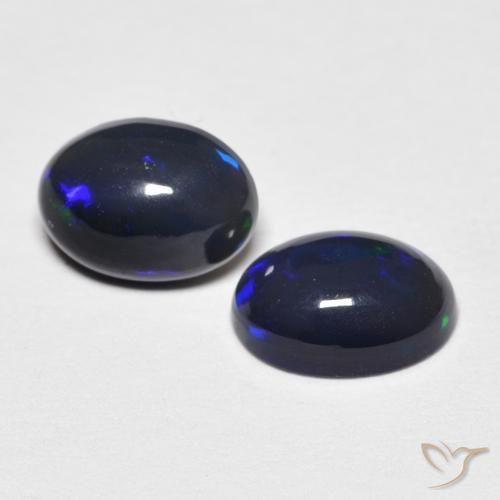 Pedras preciosas de Opala Multicolorido natural de 0.97 ct, oval, Opaco