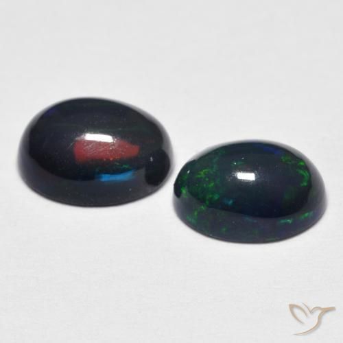 Pedras preciosas de Opala Multicolorido natural de 1.21 ct, oval, Opaco