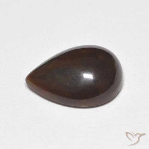 Opala Multicolorido Natural 2.40ct, Formato de pêra, Opaco