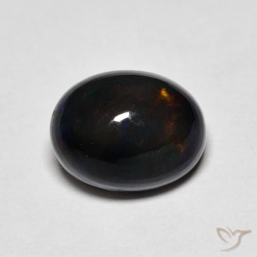 1.47ct Natural Multicolorido Opala, oval, Opaco