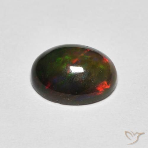 Opala Multicolorido Natural 1.25ct, oval, Opaco