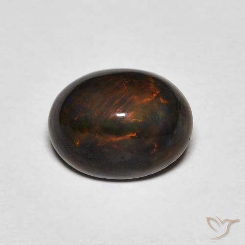 1.08ct Natural Multicolorido Opala, oval, Opaco